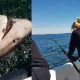 Любительница рыбалки поймала редкую акулу длиной 4,5 метра и весом около 500 кг