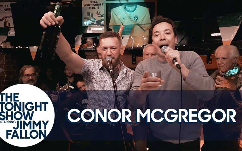 Конор Макгрегор спел в баре ирландскую народную песню