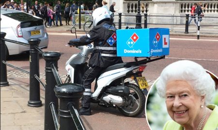 Курьер Domino’s пытался доставить пиццу британской королеве