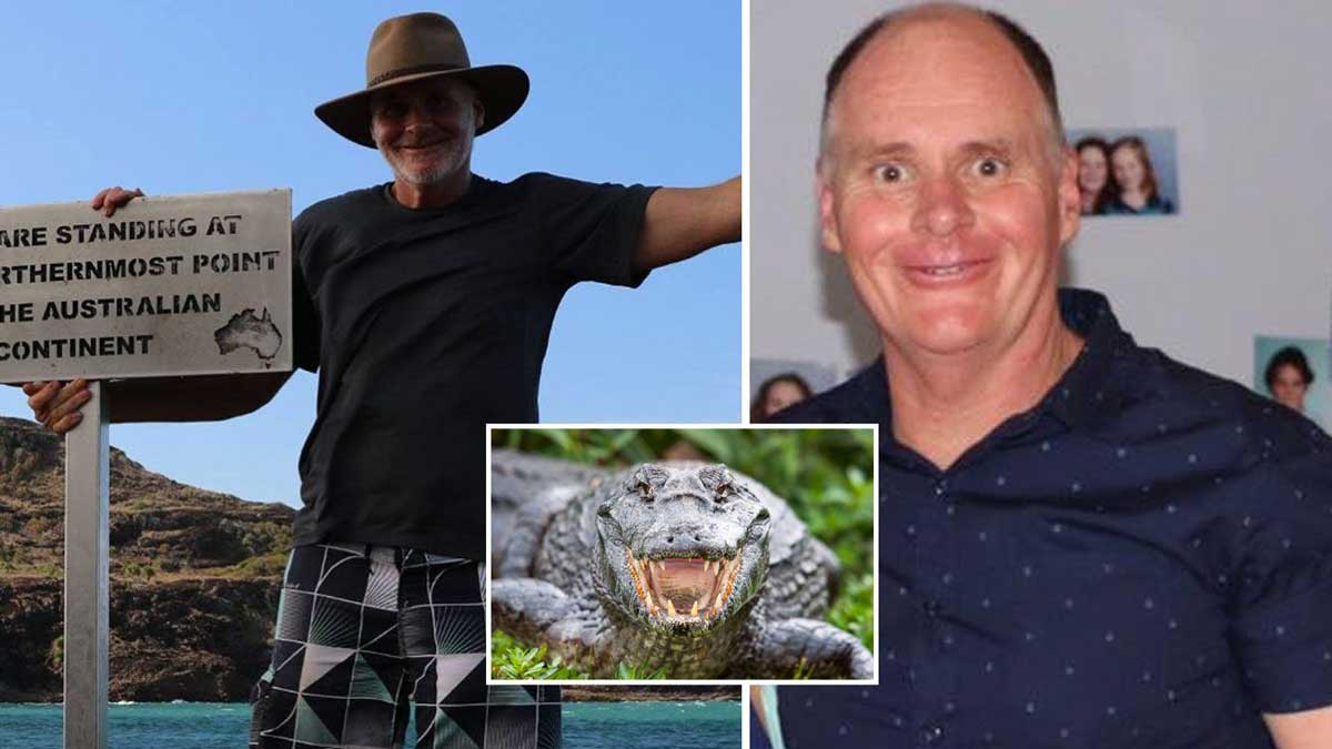 Австралийскому рыбаку удалось вырваться из пасти огромного крокодила и выжить
