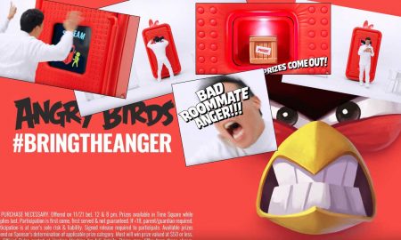 Angry Birds установит вендинговый автомат, который выдаст подарок, если на него накричать, потрясти или ударить
