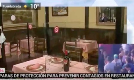 В Испании предложили посетителей ресторанов оградить пластиковыми перегородками