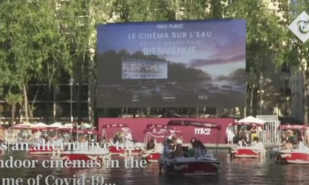 Бренд мороженого Häagen-Dazs спонсировал кинотеатр на воде в Париже