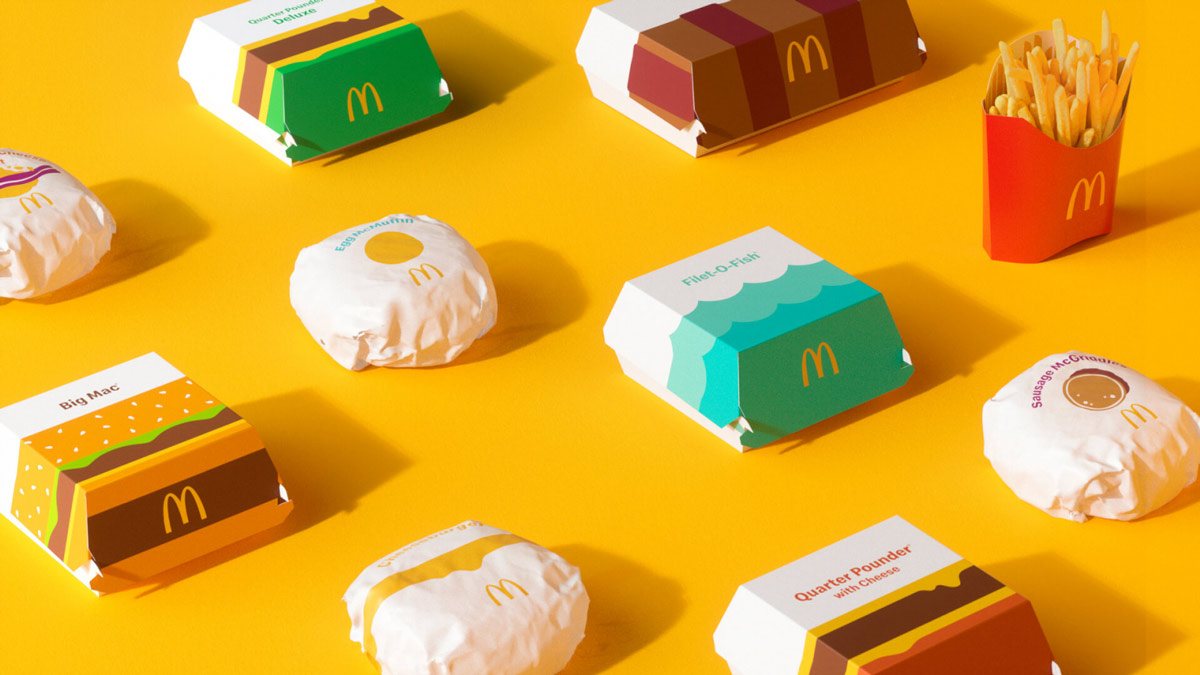 Pearlfisher представил редизайн упаковки McDonald's