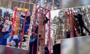 В России установили рекордную башню из блинов высотой 3,51 метра