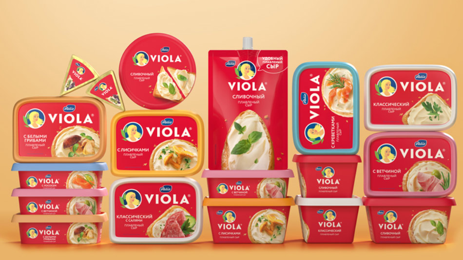 В DDVB представили новый дизайн плавленого сыра Viola