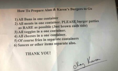 Пара из США потребовала упаковать гамбургеры в коробки, отдельно по ингредиентам, и была осмеяна в Сети
