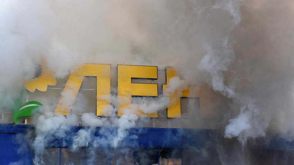 После поджога гипермаркета «Лента» в Томске завели уголовное дело