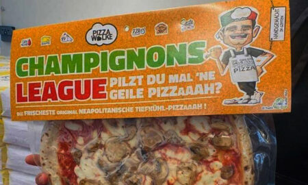 Пиццерия получила иск от УЕФА за пиццу "Лига шампиньонов"