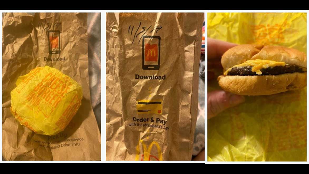 Американка обнаружила пятилетний чизбургер и решила отказаться от фастфуда