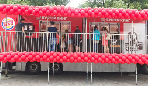 В Петербурге открылся "гастрольный" Burger King