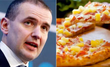 Глава Исландии не смог полюбить "гавайскую" пиццу