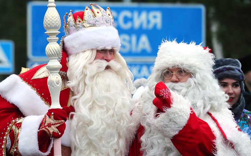 Дед Мороз и финский Йоулупукки