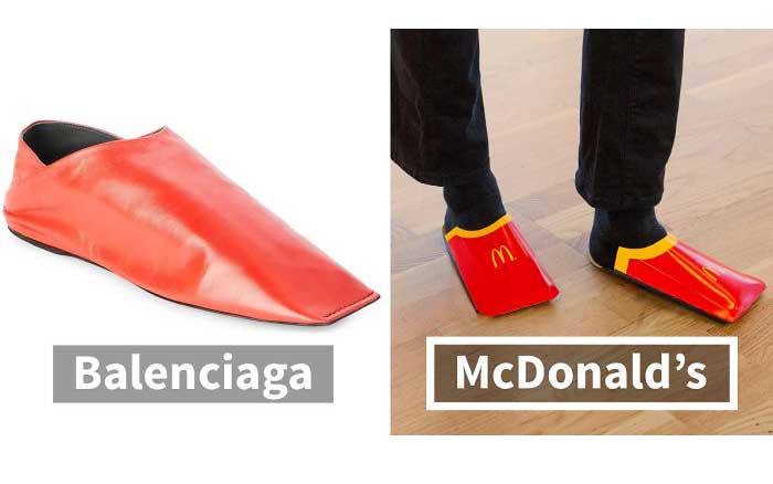 McDonald’s обещает выпустить туфли в виде контейнера для картофеля фри