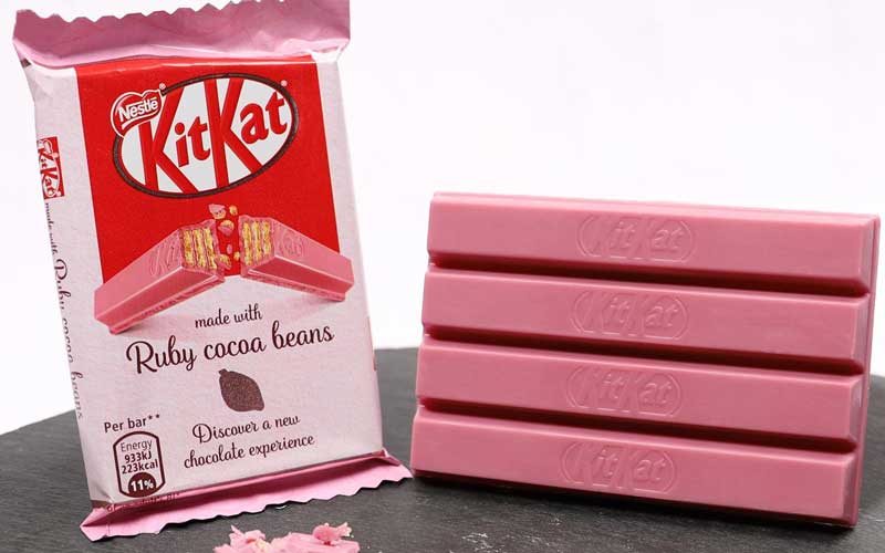 Розовый шоколад Ruby от KitKat уже в России