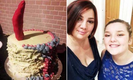 Британка случайно испекла для дочери "непристойный" торт
