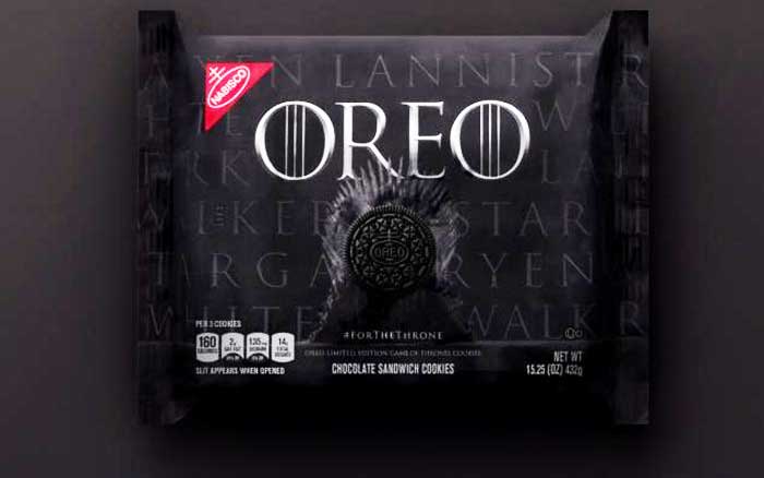Лимитированная серия печенья Oreo к последнему сезону «Игры престолов»