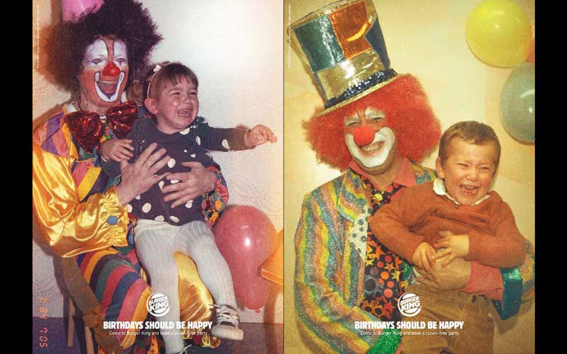 Burger King припомнил McDonald’s страшных клоунов