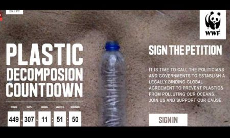 WWF будет 450 лет снимать процесс разложения пластиковой бутылки