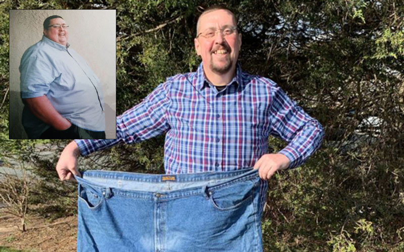Наивный вопрос внука заставил мужчину похудеть на 150 килограммов