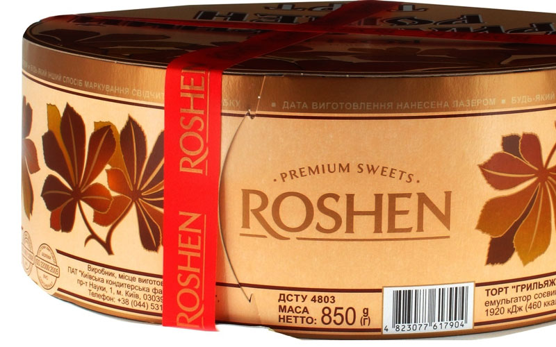 Roshen отсудила исключительное право на красную ленточку для тортов