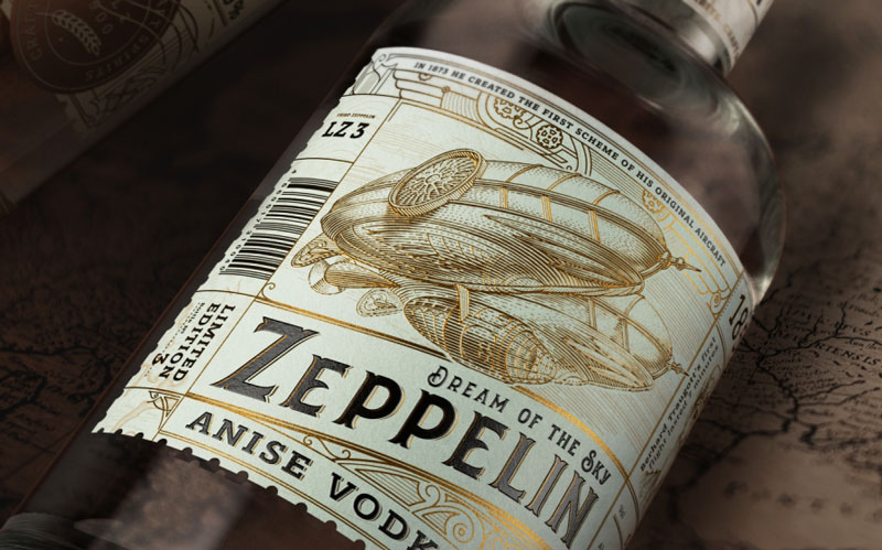 Водка Zeppelin представит историю воздушных первопроходцев