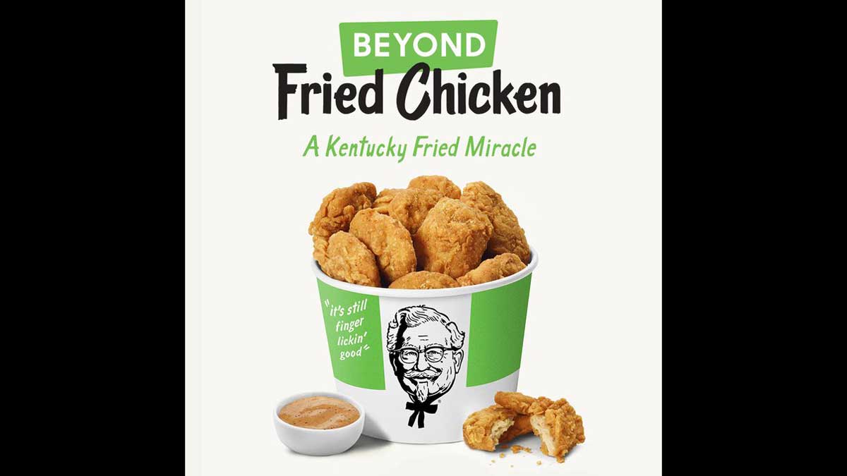 KFC вводит в меню растительные наггетсы и вегетарианскую "курятину"