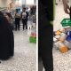 Мусульманки пытались вынести продукты из супермаркета под паранджой