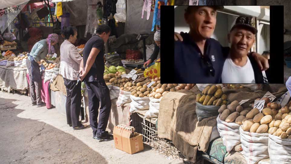 Посол Великобритании снял на видео покупку мяса на рынке в Бишкеке