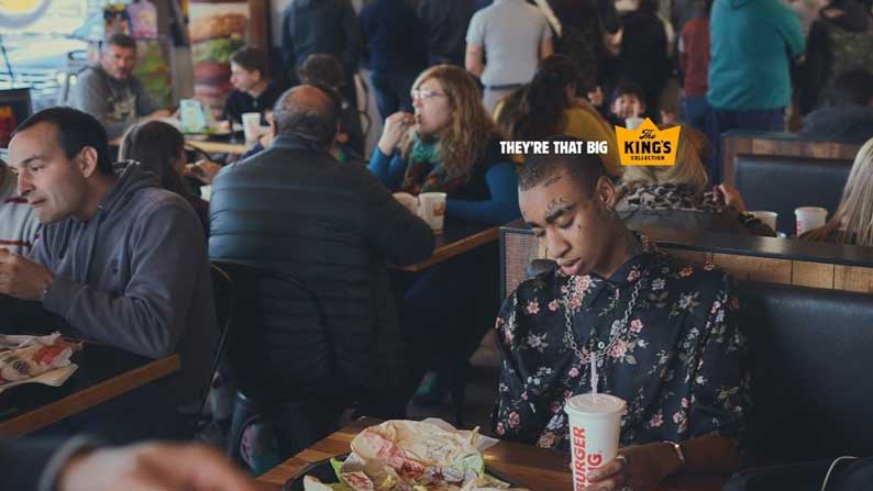 Реклама Burger King: люди в пищевой коме после новой «Королевской коллекции»