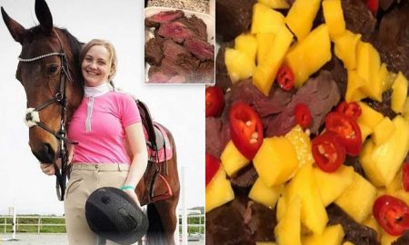 В сети осудили девушку за то, что съела собственного коня