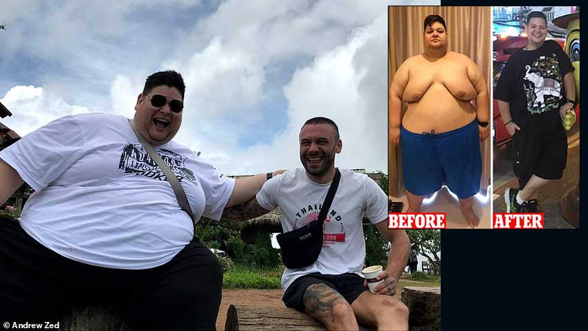 Австралиец весивший 320 кг отказался от фастфуда и за год сбросил две трети веса