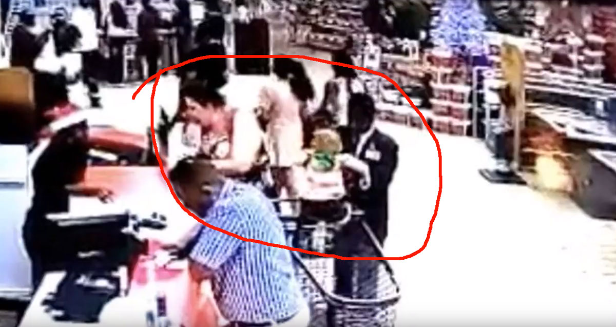 Охранник супермаркета пытался похитить ребенка у занятой покупками бабушки