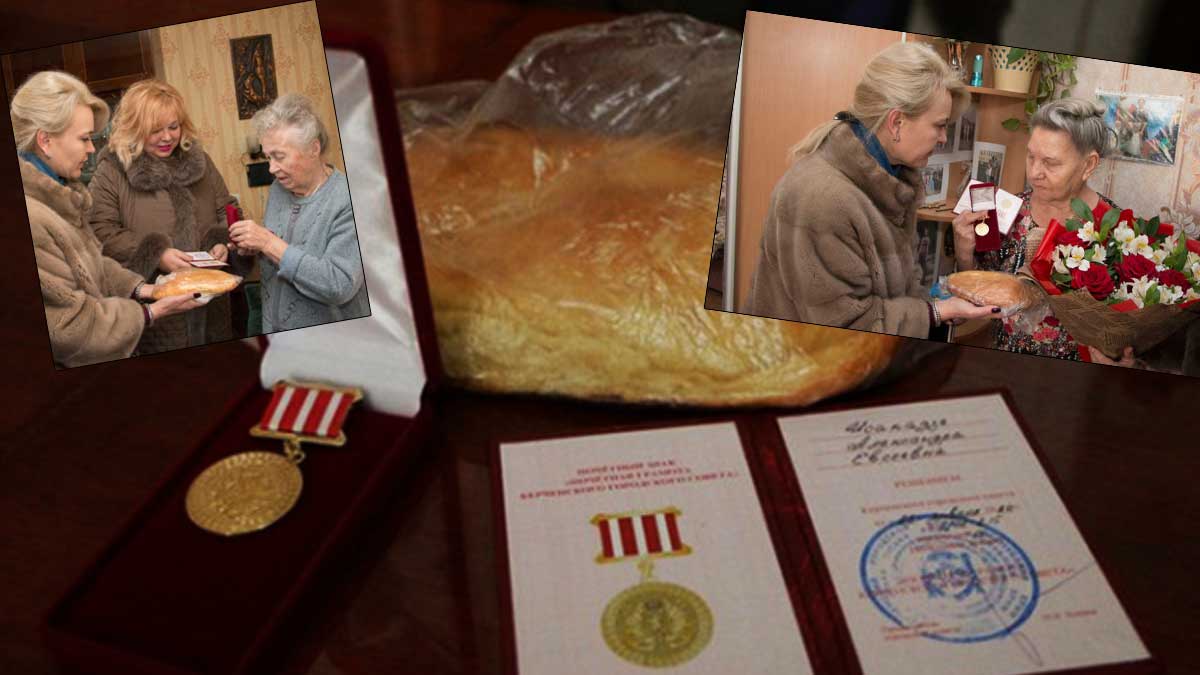 Решение крымских чиновниц подарить блокадникам батон хлеба и медали вызвал гнев у россиян