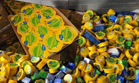 Почти две тонны "санкционного" сыра и масла изъяли и сожгли в Ленобласти