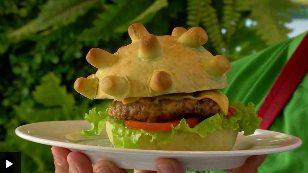 Коронабургер: "Когда боишься чего-то, нужно это съесть ... :)"