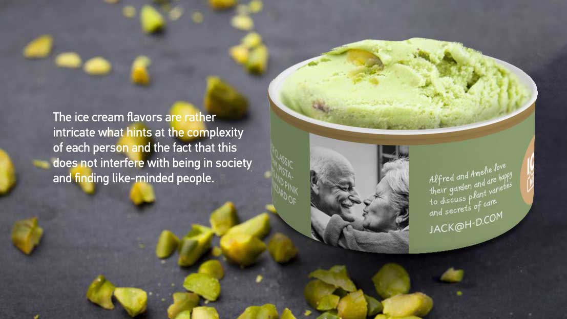 "Нет одиночеству!": Quantum Graphics разработало бренд мороженого для пожилых