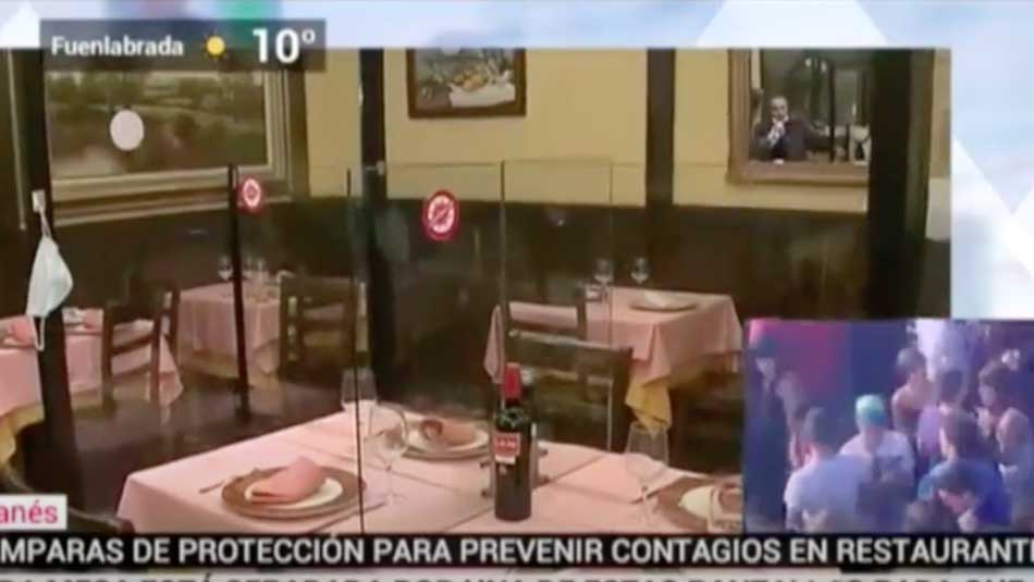 В Испании предложили посетителей ресторанов оградить пластиковыми перегородками