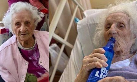 103-летняя американка отпраздновала победу над коронавирусом пивом