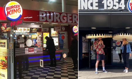 Дистанция по-королевски: Burger King выпустил гигантские короны для безопасности посетителей