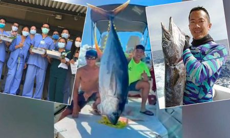 Рыбаки поймали огромных тунцов и отдали их борющимся с коронавирусом врачам