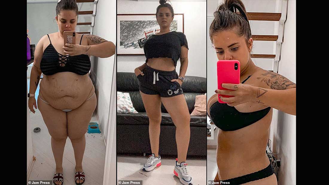 Девушка сбросила 61 кг без отказа от вредной пищи и дала совет решившим похудеть