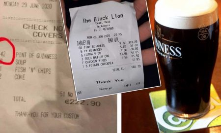 Ирландцы отметили открытие баров большими заказами пива