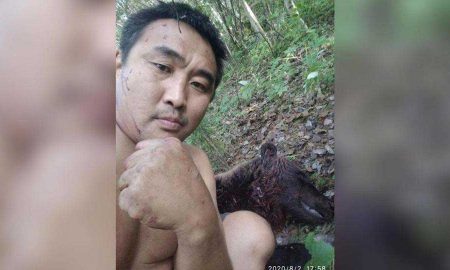 "Он хотел меня съесть": россиянин голыми руками убил в лесу медведя