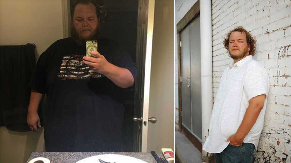 Мужчина сбросил 100 кг за 15 месяцев следуя трем правилам похудения