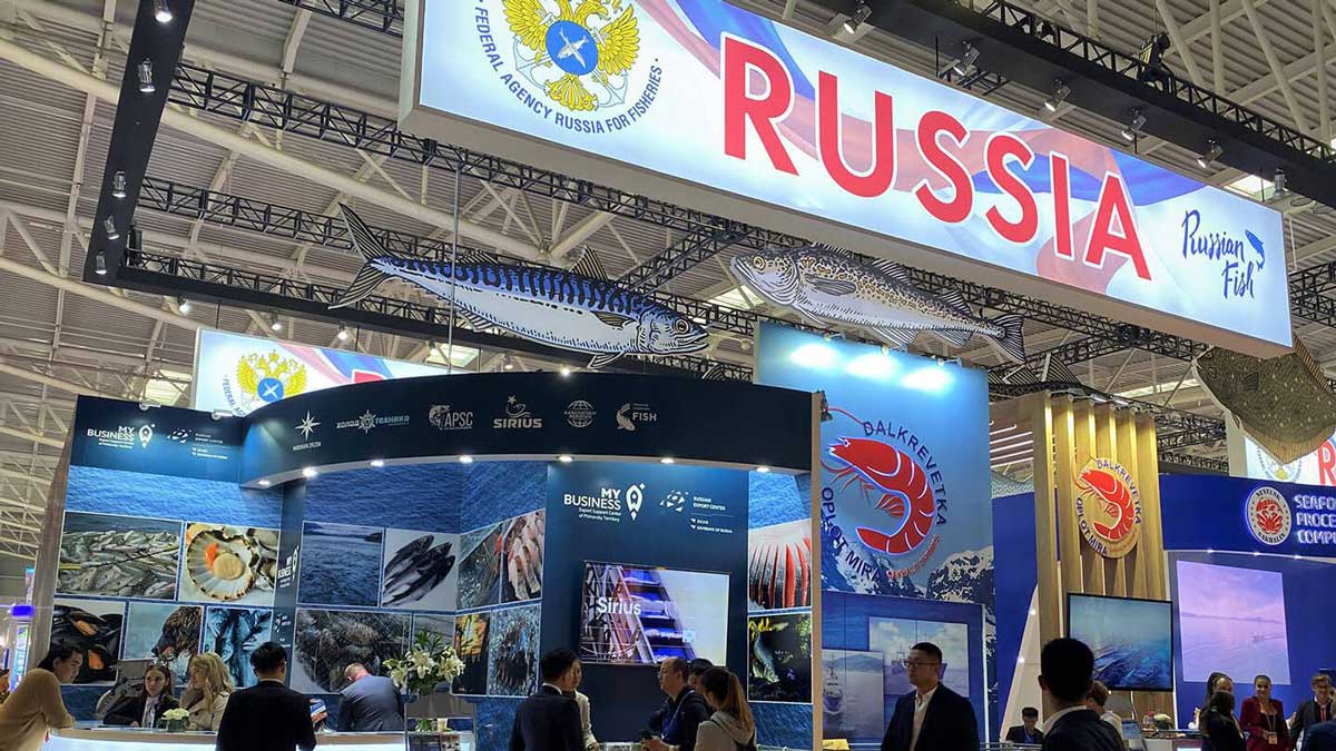 В выставке морепродуктов в Китае приняли участие 42 российские компании